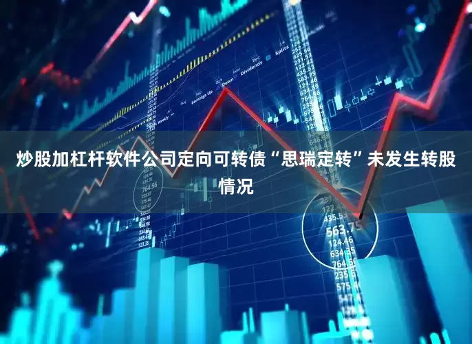 炒股加杠杆软件公司定向可转债“思瑞定转”未发生转股情况