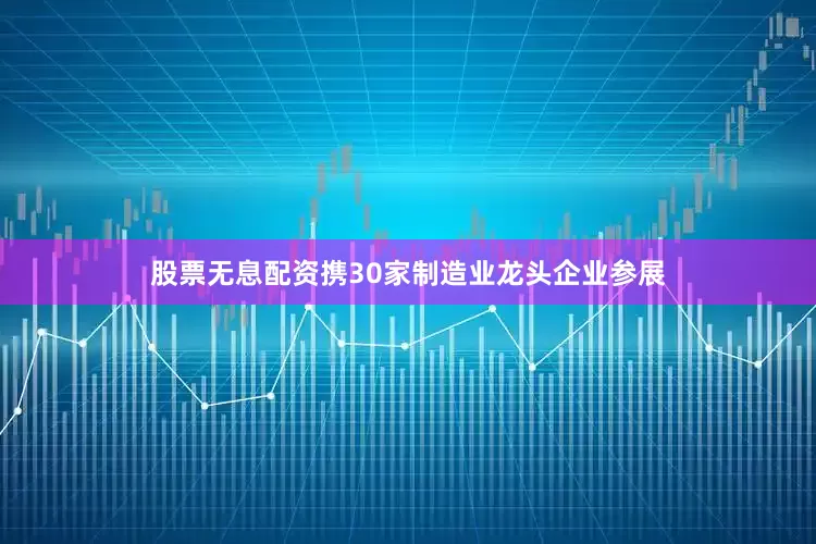 股票无息配资携30家制造业龙头企业参展