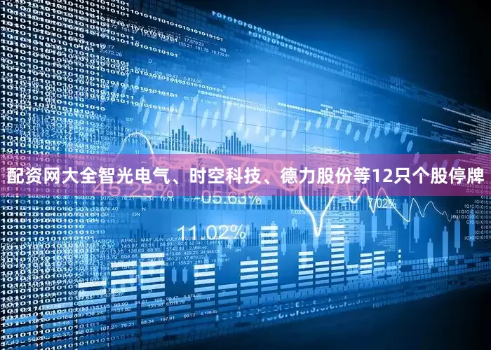 配资网大全智光电气、时空科技、德力股份等12只个股停牌